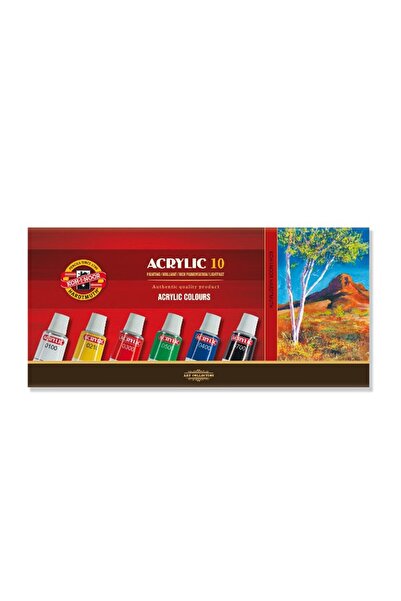 Koh-i Noor Culori Acril, Tub 10 Culori