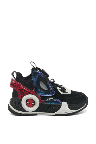 SPIDERMAN LIGHT.F Siyah Erkek Çocuk Spor Ayakkabı