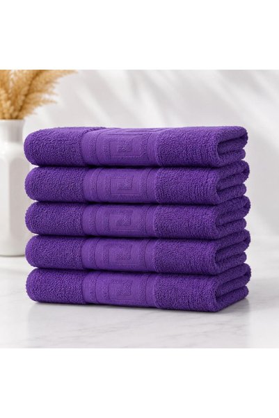 RMR textile Set de 5 buc prosop de fata 50x90 bumbac pakistanez,calitate supe...