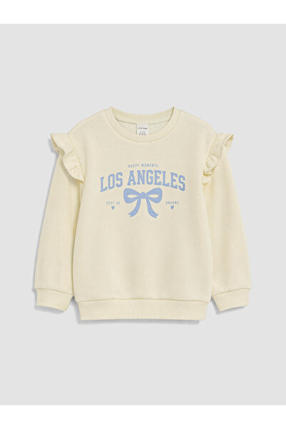 LC Waikiki I Zero Roba Collar Printed Baby Girl Thick Sweatshirt from Freezen...