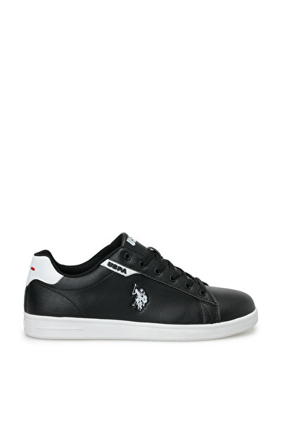 U.S. Polo Assn. حذاء رياضي رجالي أسود من كوستا