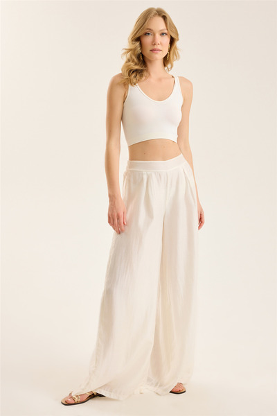 HomeStore Lyocell Wide Leg Pants