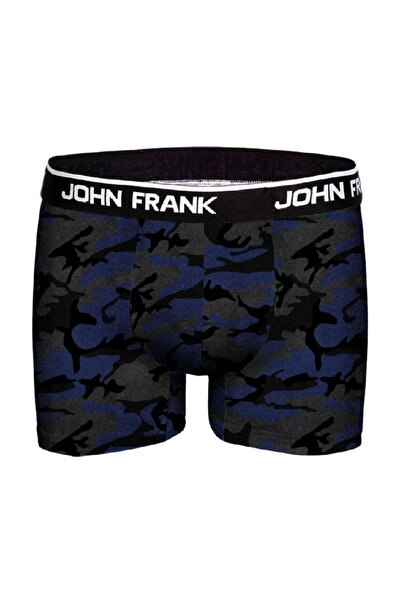 John Frank Μποξεράκι Καμουφλάζ - Μαύρο