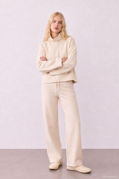 Quzu Collar Detailed Sweatshirt