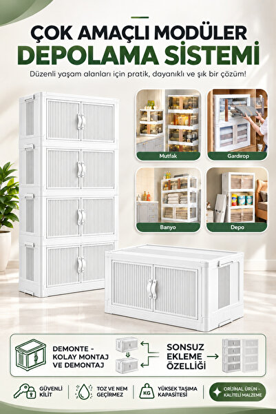 SAFİR Çok Amaçlı Modüler Depolama Sistemi – Kilitli, Toz ve Nem Geçirmez Sakl...