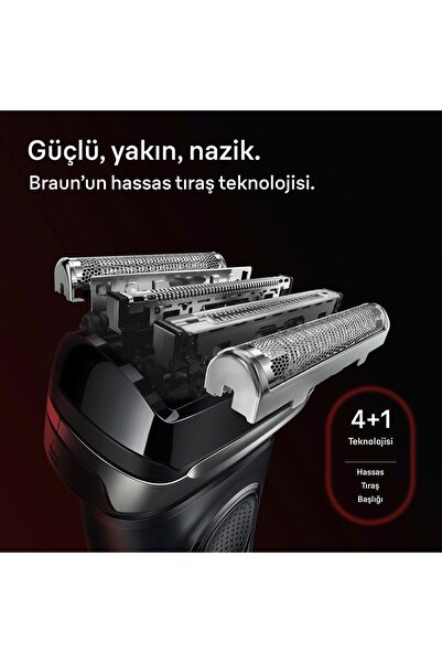 Braun Series 9 Sport Elektrikli Tıraş Makinesi, Islak ve Kuru, 60 dakikaya kadar, 9110s