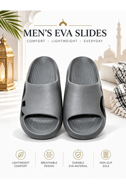 Generic Brand Men Thick Sole EVA Slide Slippers Soft Cushion Lightweight Anti...