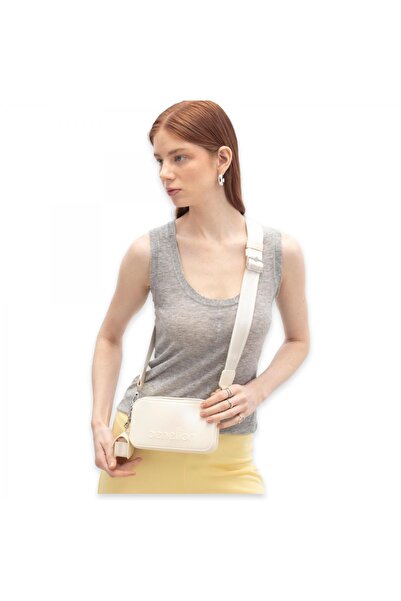 Benetton Bnt_1704 11X18X4 Çapraz Bej Kadın Çanta