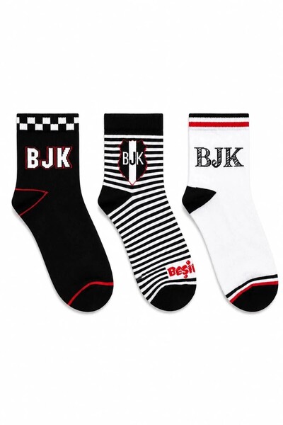 Bjk جوارب كونش سوكيت مرخصة للكبار، مجموعة من 3 جوارب كونش سوكيت، مجموعة جوارب...
