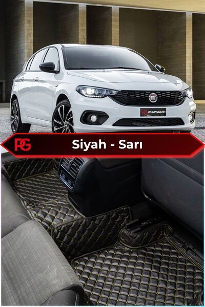 PASPASGRAFT Fiat Egea Sedan 2024-2026 Araca Özel 8D Deri Tam Kaplama Su Geçir...