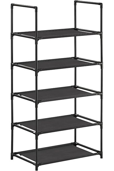 SONGMICS 5-Tier Shoe Rack, Shoe Shelf, Shoe Storage Organiser, Space-Saving, ...
