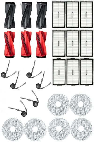 Rovexa Kit de curățare compatibil cu aspiratorul robot Roborock Saros 20, cu ...