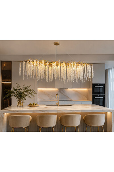 luminisled Candelabru Golden Cascade 120cm 12xe14