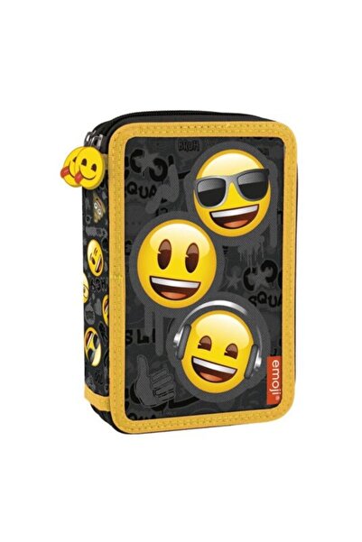 Koh-i Noor Penar Dublu, Emoticons, Multicolor, 13 x 20 x 5 cm, cu Fermoar