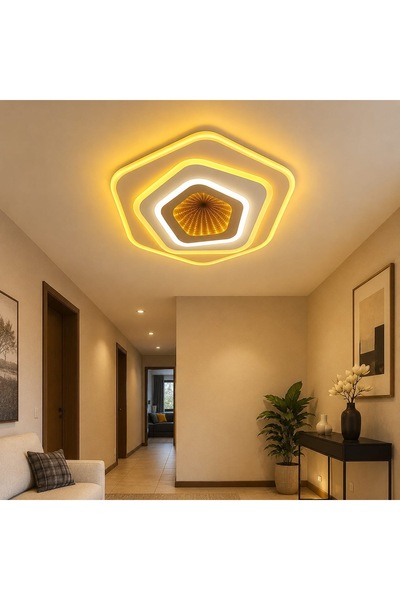 luminisled Lustră LED Infinity Wave 3D iluminare 200W
