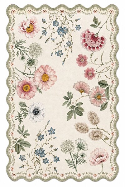 Rugs Modern Halı ETA Çiçek Desenli Dokuma Taban Dekoratif Halı eta4208
