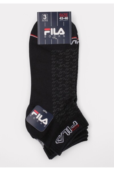 FILA Lifestyle Quarter Socks White/Grey/Navy 3 τεμάχια - Πολύχρωμο