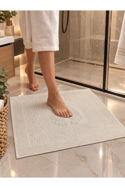 lizayn home Lizayn 3Rd Set of 50X70 Cotton Bath Foot Towels