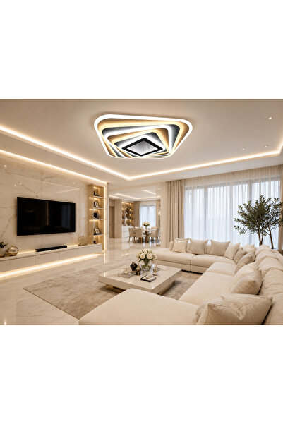 luminisled Lustră LED Infinity Square – Design 3D Iluminare 750W