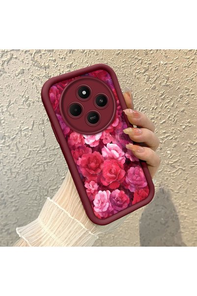 ARTISHELL Redmi 14C 4G/5G Uyumlu Moda Sanat Çiçek Desenli Hafif Koruyucu Tele...