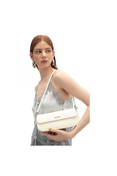 Benetton Bnt_1782 10X24X7 Kol Sı Beyaz Kadın Çanta