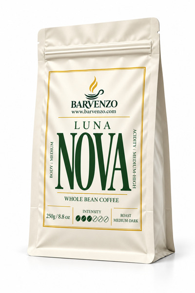 BARVENZO Luna Nova | 250 g | Zarif Dokunuş| Çekirdek Kahve