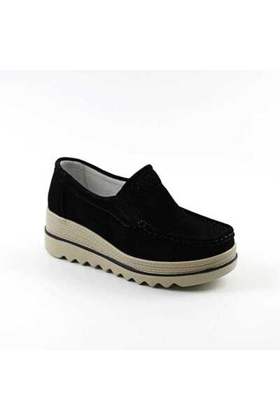 Generic Brand Pantofi dama din piele naturala, usori si comozi ZB2-3L BLACK