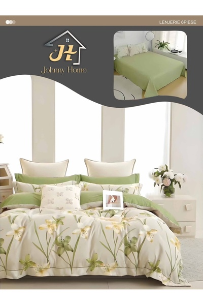elegant home pucioasa Finet Σετ Παπλωματοθήκης 6 τεμαχίων SR57