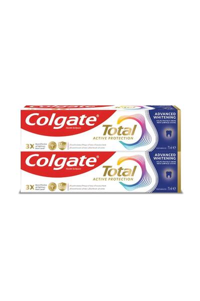 Colgate كولجيت معجون الاسنان 75 مل توتال عرض خاص 1+1 بياض متطور v2