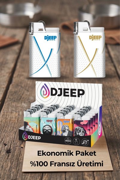 DJEEP 16’lı Premium Toptan Çakmak - Marketlere Özel Ekonomik Paket - 4 Farklı...