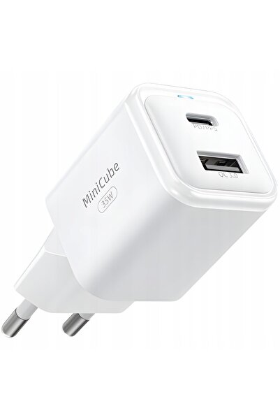 Innostyle Încărcător rapid Cub USB-C 35W USB Tip C GaN II pentru Samsung LED