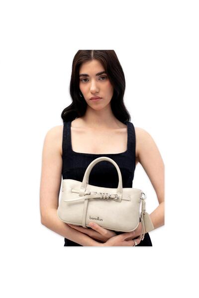 Benetton Bnt_1776 14X23X10 Kol Sı Gri Kadın Çanta