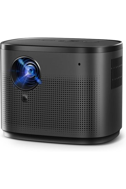 BIGASUO Mini Projector 1080P HD,4K Supported Portable Movie Projector-200” Di...