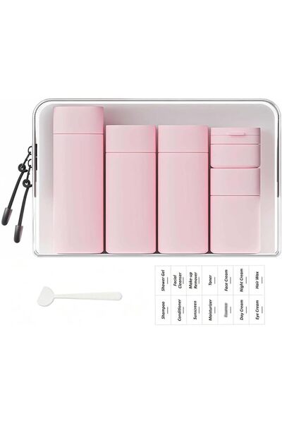 Generic 5 Pcs Travel Cream Dispenser Bottles Set, Containers Leak Proof Refil...