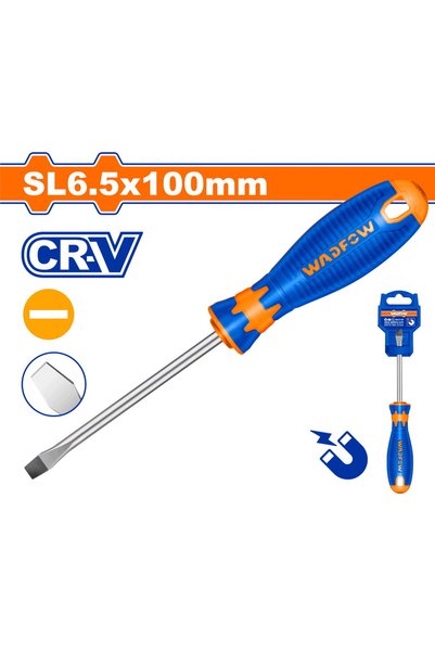 WADFOW Μαγνητικό Κατσαβίδι SL6.5 X 100mm (WSD1264)