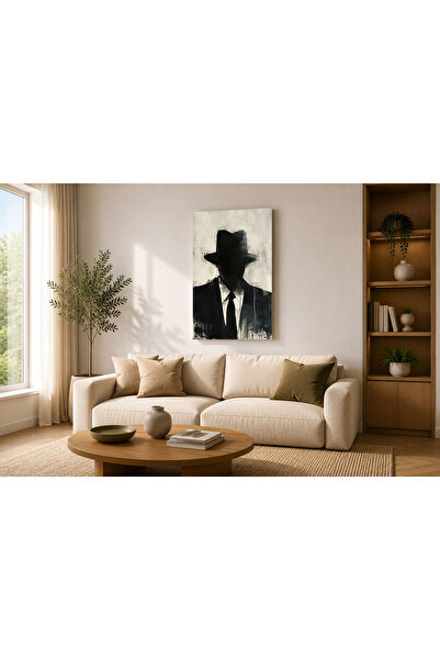 Generic Brand Tablou canvas 50x70 cm Dormitor, Living, Bucatarie, Silueta Bar...