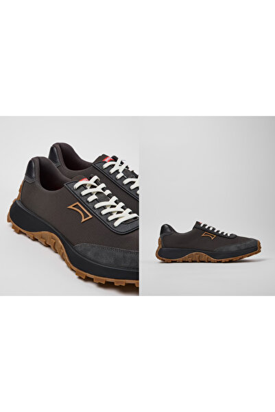 CAMPER Drift Trail Grey Textile and Nubuck Sneakers for Men.