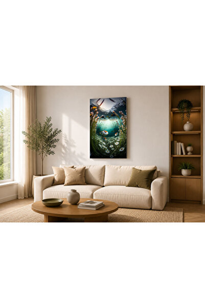 Generic Brand Tablou canvas 40x60 cm Dormitor, Living, Bucatarie, Laguna suba...
