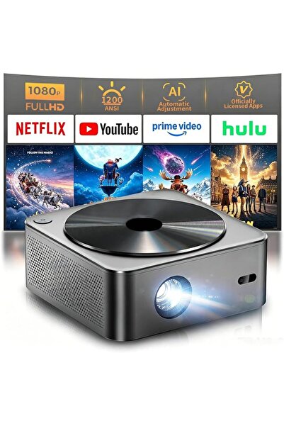 GENERAL Projector-4K [1200 ANSI/Officially Licensed Apps/Dolby Audio]Smart Pr...