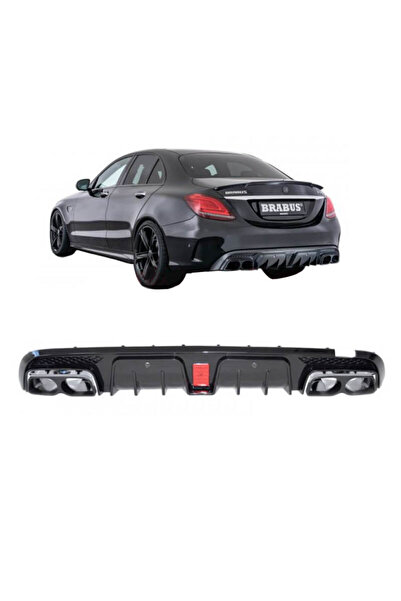 CΑRΝΕR Διαχύτης Πίσω Προφυλακτήρα Για Mercedes-Benz C-Class W205 14-20 Sedan ...