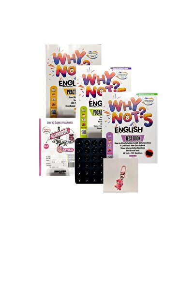 Günay Yayınları WHY NOT İNGİLİZCE 5.SINIF 3'LÜ SET+ANKARA YAYINLARI DENEME+ÇA...