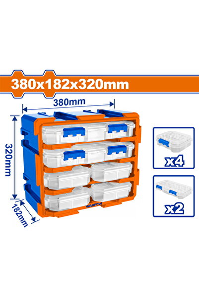WADFOW Συρταριέρα Αποθήκευσης 380X182X320mm (WTB8346)