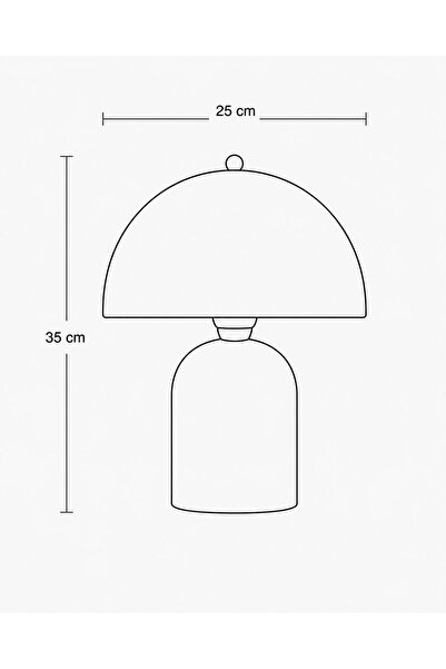 BY-LAMP Soho Siyah Metal Masa Lambası | ByLamp