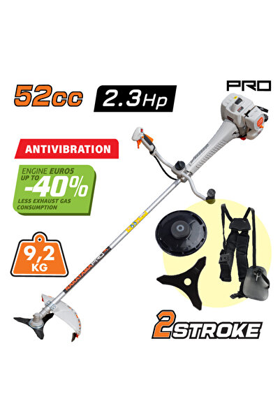 Nakayama Pro Βενζινοκίνητο χορτοκοπτικό 52cc με αντικραδασμικό σύστημα (PB5600)