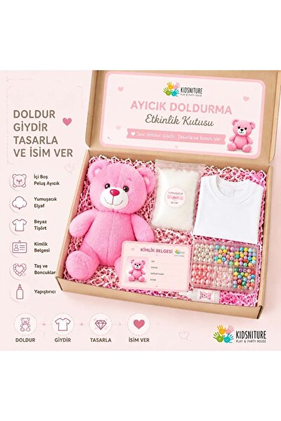 Peluş doldurma ve tasarlama etkinlik kutısu