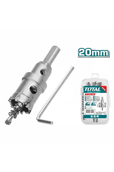 TOTAL Ποτηροτρύπανο καρβιδίου για INOX / ΣΙΔΗΡΟ 20mm (TAC48201)