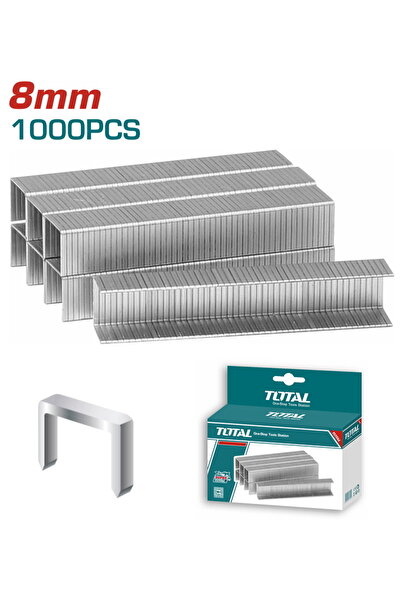 TOTAL Συνδετικά στοιχεία 8mm 1.000 τεμάχια για THT31141 (THT3981)