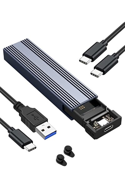 VCOM M.2 NVMe SSD Enclosure, 10Gbps NVMe PCIe to USB Adapter with USB 3.2 Gen...