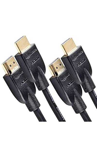 Amazon basics كابل HDMI مزدوج، سرعة عالية 18 جيجابت في الثانية، دقة 4K@60Hz، ...
