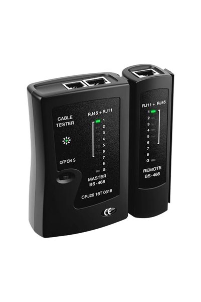 KASTWAVE جهاز اختبار كابلات الشبكة لـ RJ45 وRJ11، جهاز اختبار كابلات الإيثرنت...